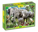 Пазли “Слони” (160)